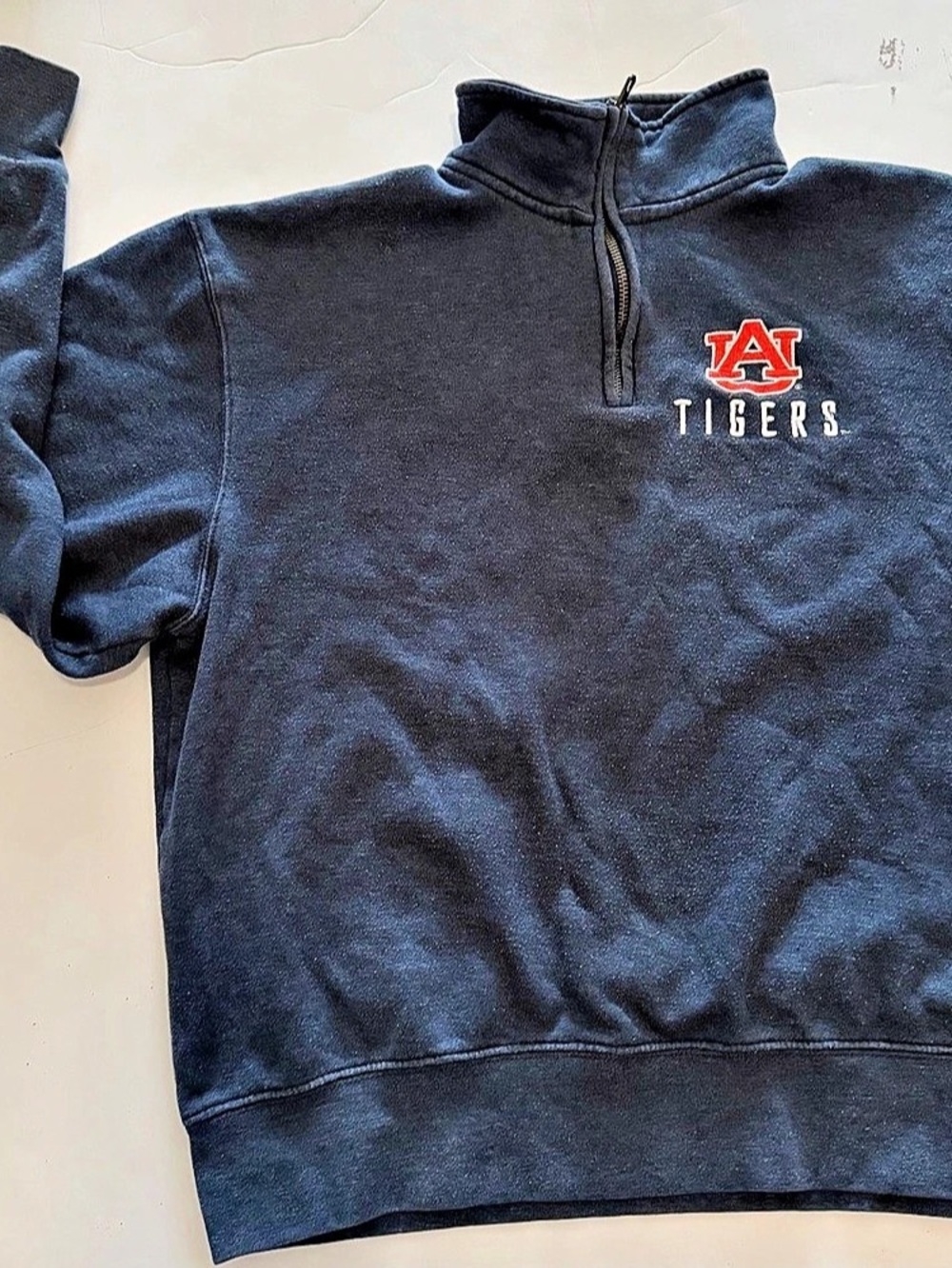 Jansport Auburn Tigers Quarter-Zip Sweatshirt Size Medium